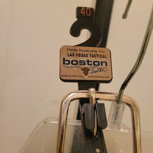 BOSTON Men's Leather Tactical Belt Size 40
